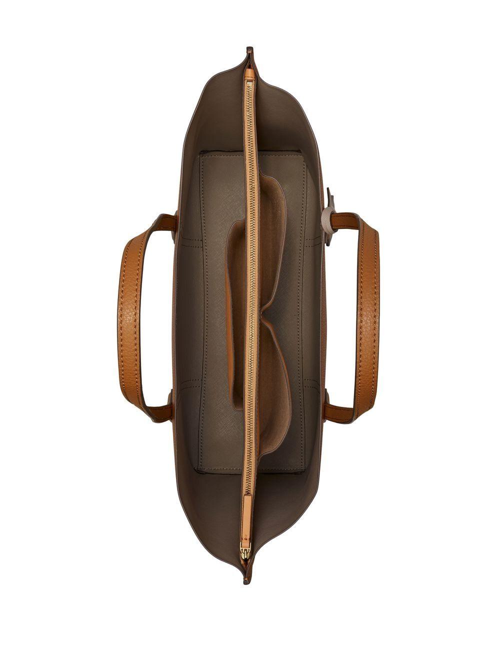 leather logo-print tote bag Product Image