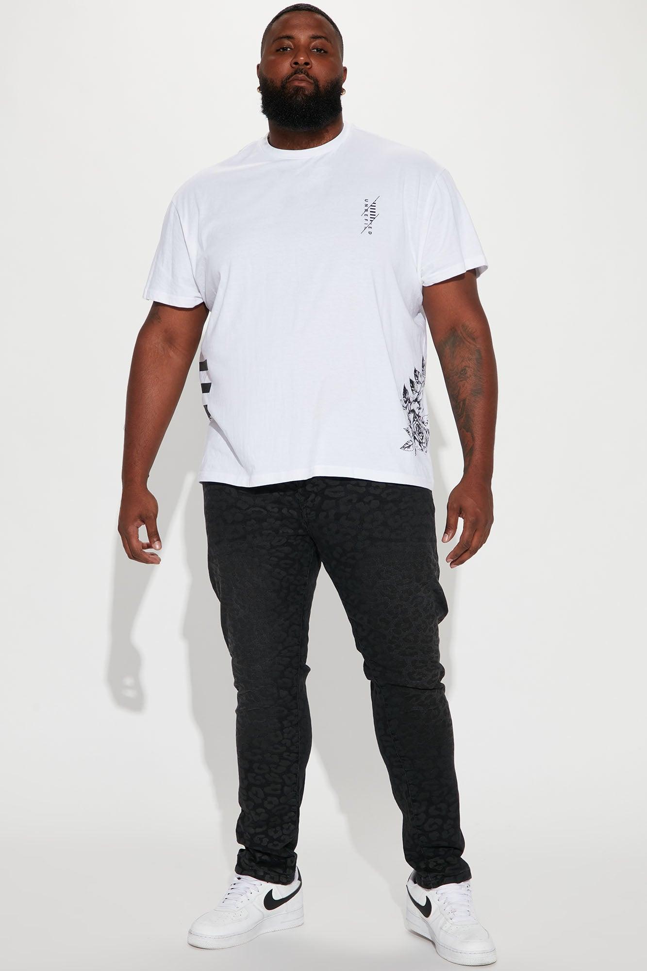 Black Roses Short Sleeve Tee - White Product Image