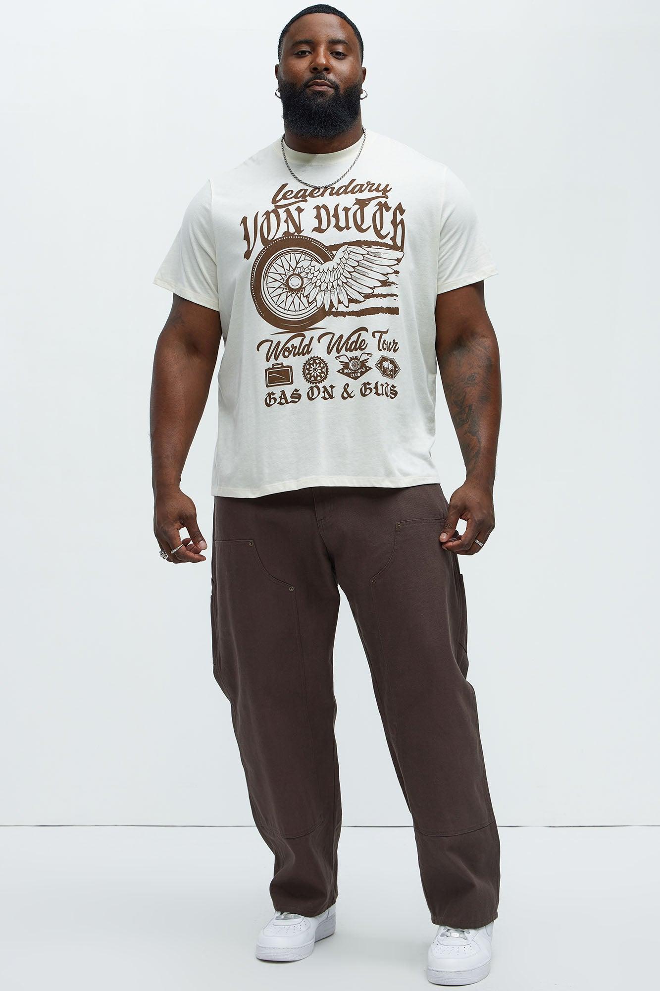 Von Dutch Legendary Short Sleeve Tee - Cream Product Image