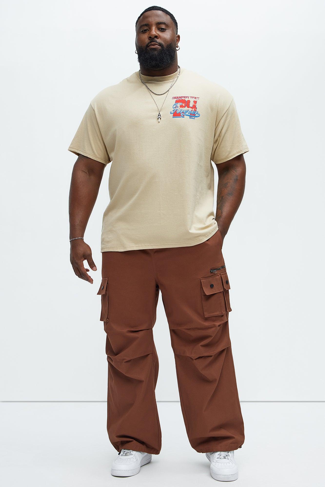 Practicable Baggy Utility Pants - Brown Product Image