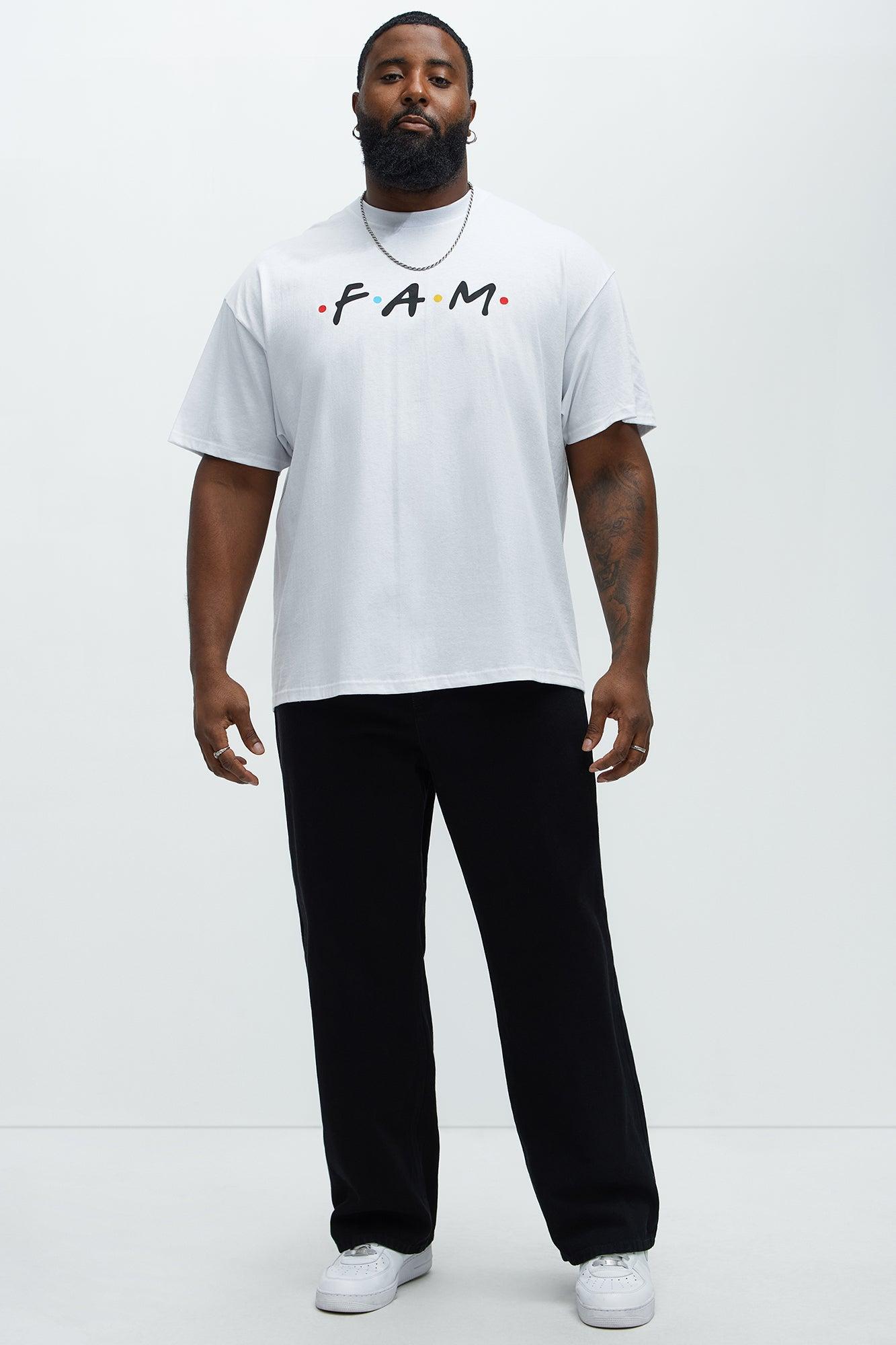 FAM Short Sleeve Tee - White Product Image