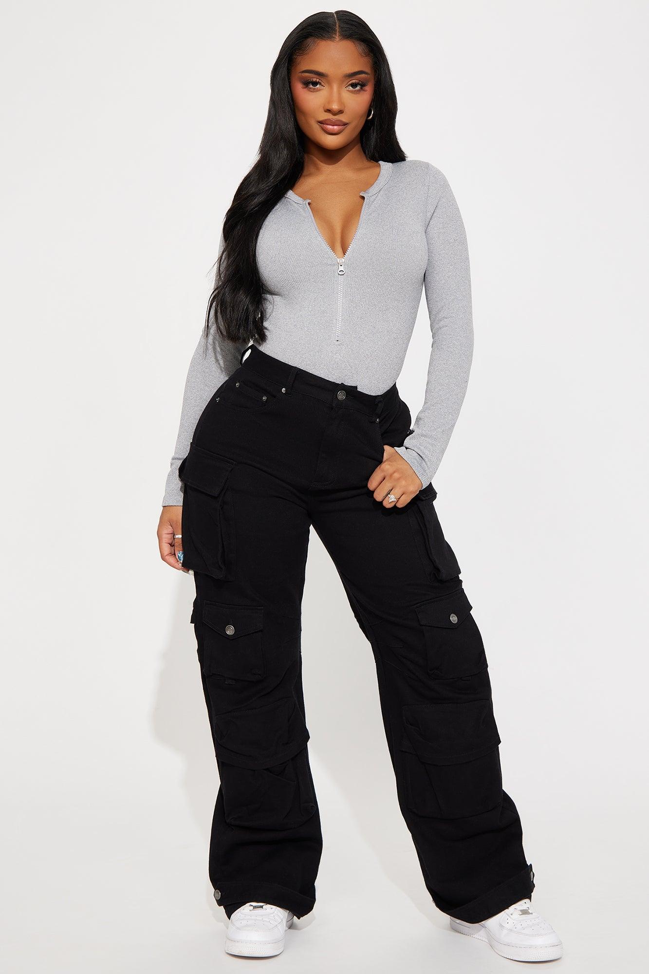 Serena Seamless Bodysuit - Heather Grey Product Image