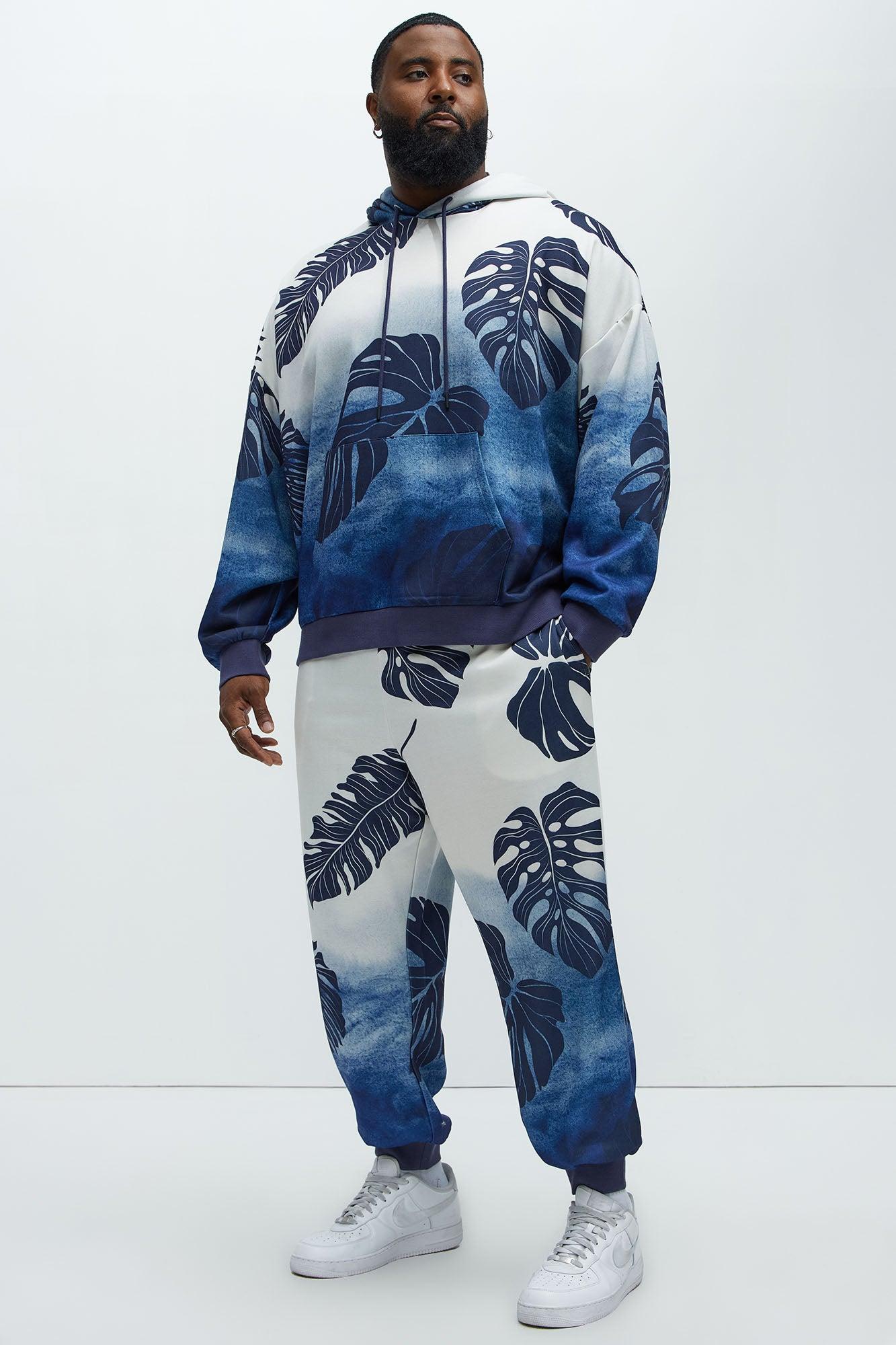 Pohai Printed Foliage Jogger - Blue/combo Product Image