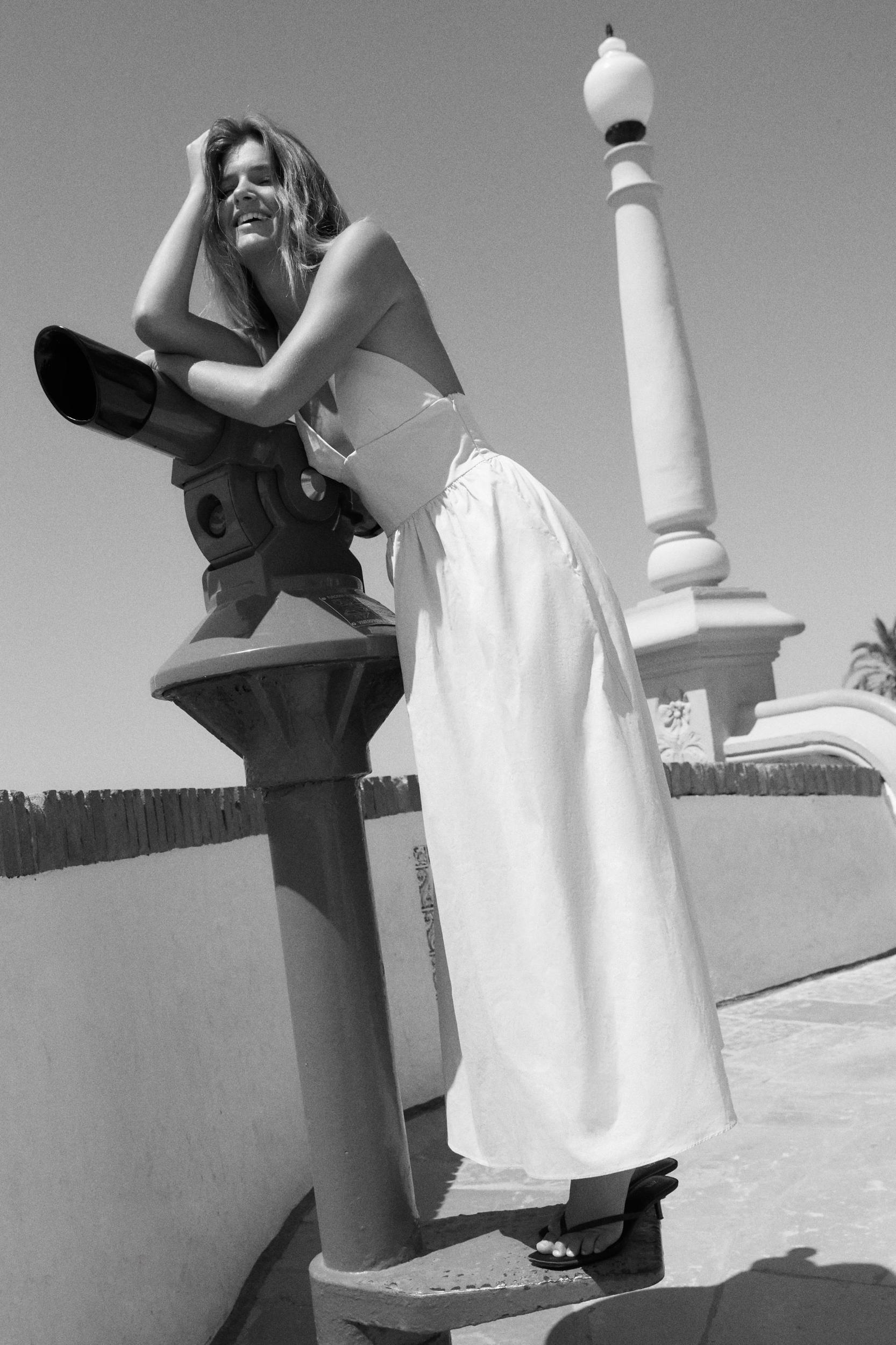 POPLIN MIDI DRESS Product Image