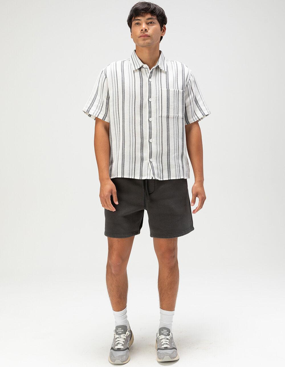 RSQ Mens Loose Sweat Shorts - WASHED BLACK Product Image