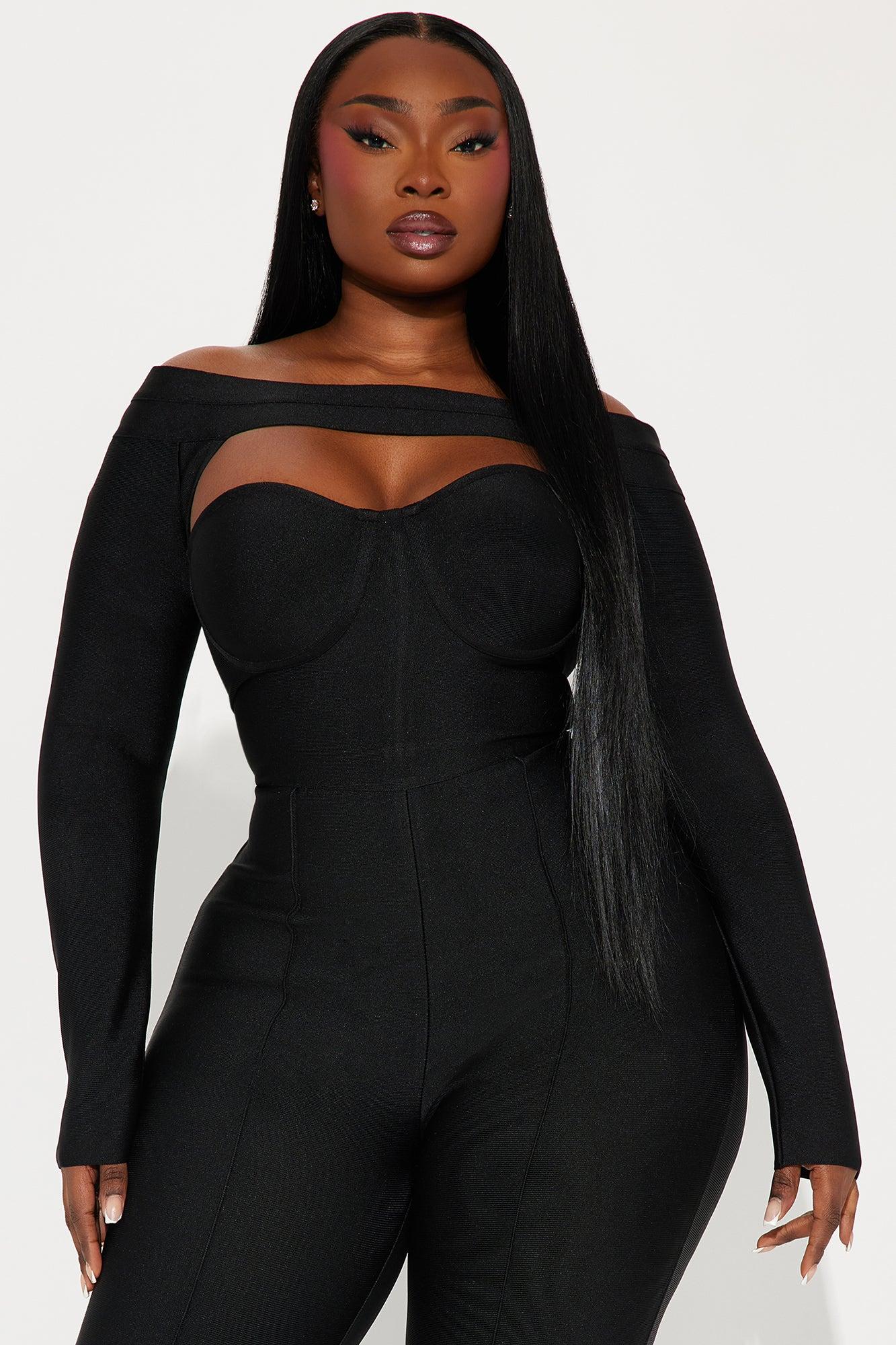 In My Element Bandage Jumpsuit - Black Product Image