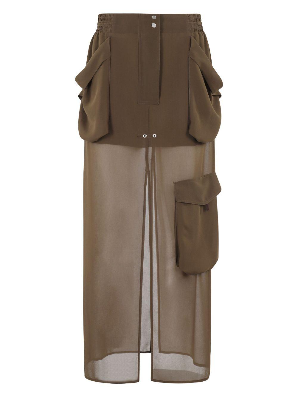 pocket-layered skirt Product Image