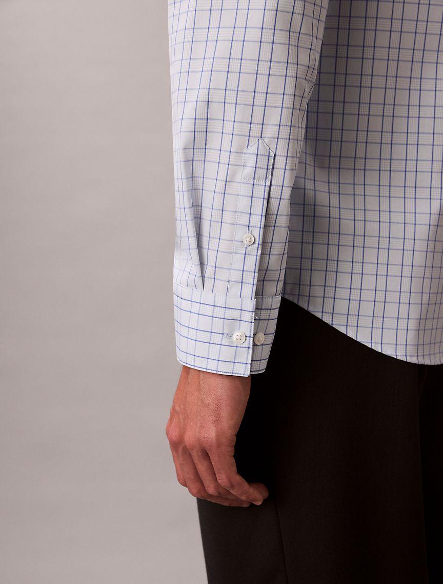 Plaid Slim Button-Down Shirt  Product Image