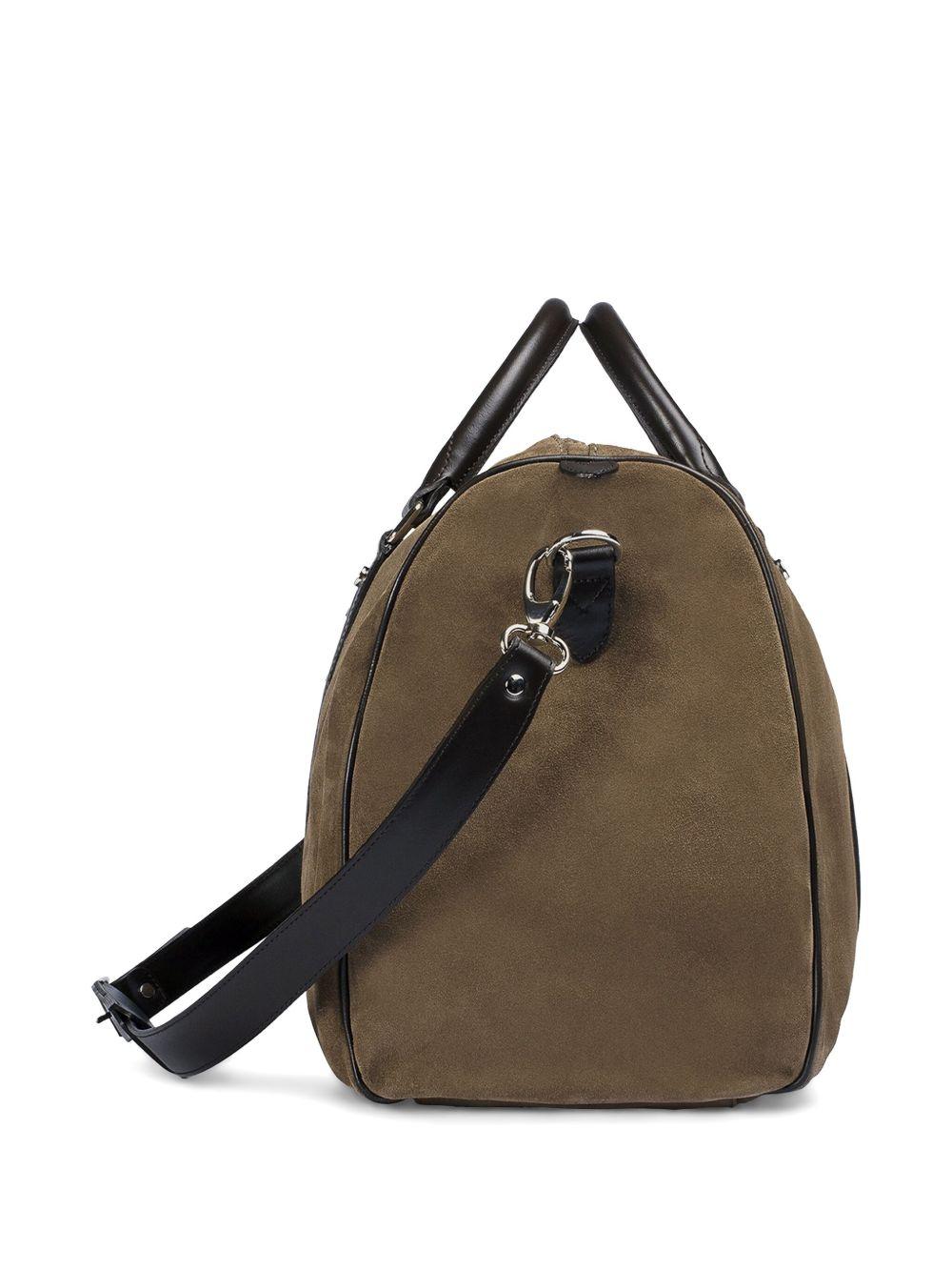 matelassé-detail suede holdall Product Image