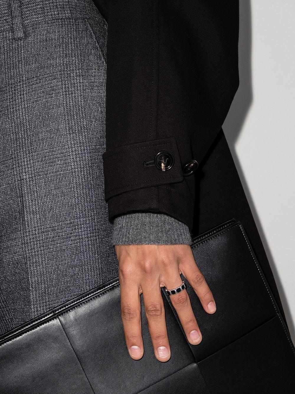 onyx embellished band ring Product Image