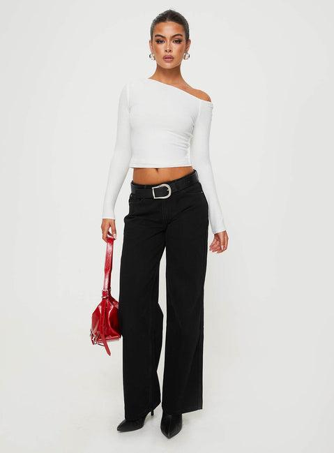 Malian Long Sleeve Top White Product Image