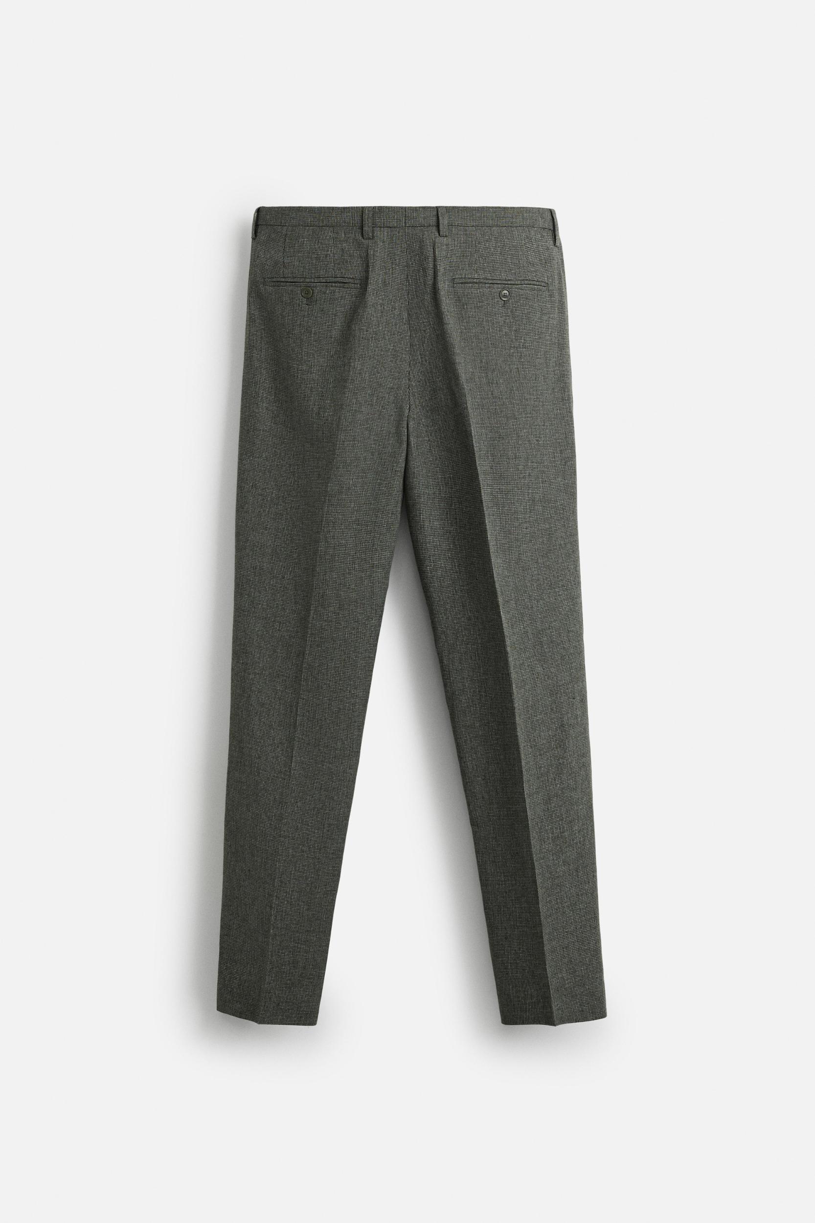 HOUNDSTOOTH SUIT PANTS Product Image