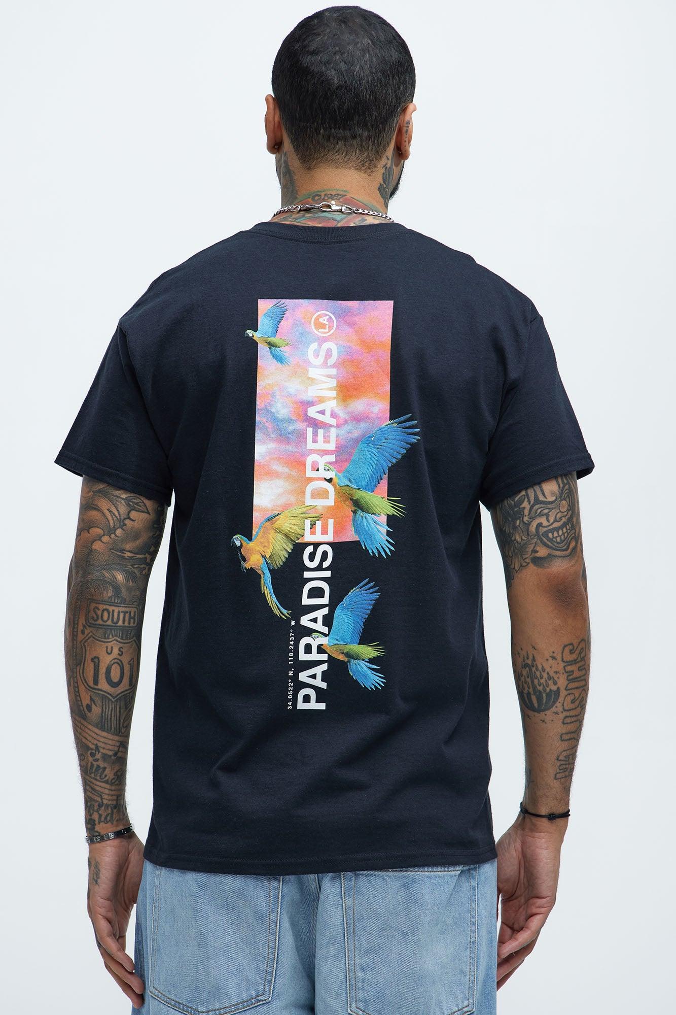 Paradise Dreams Forever Short Sleeve Tee - Black Product Image