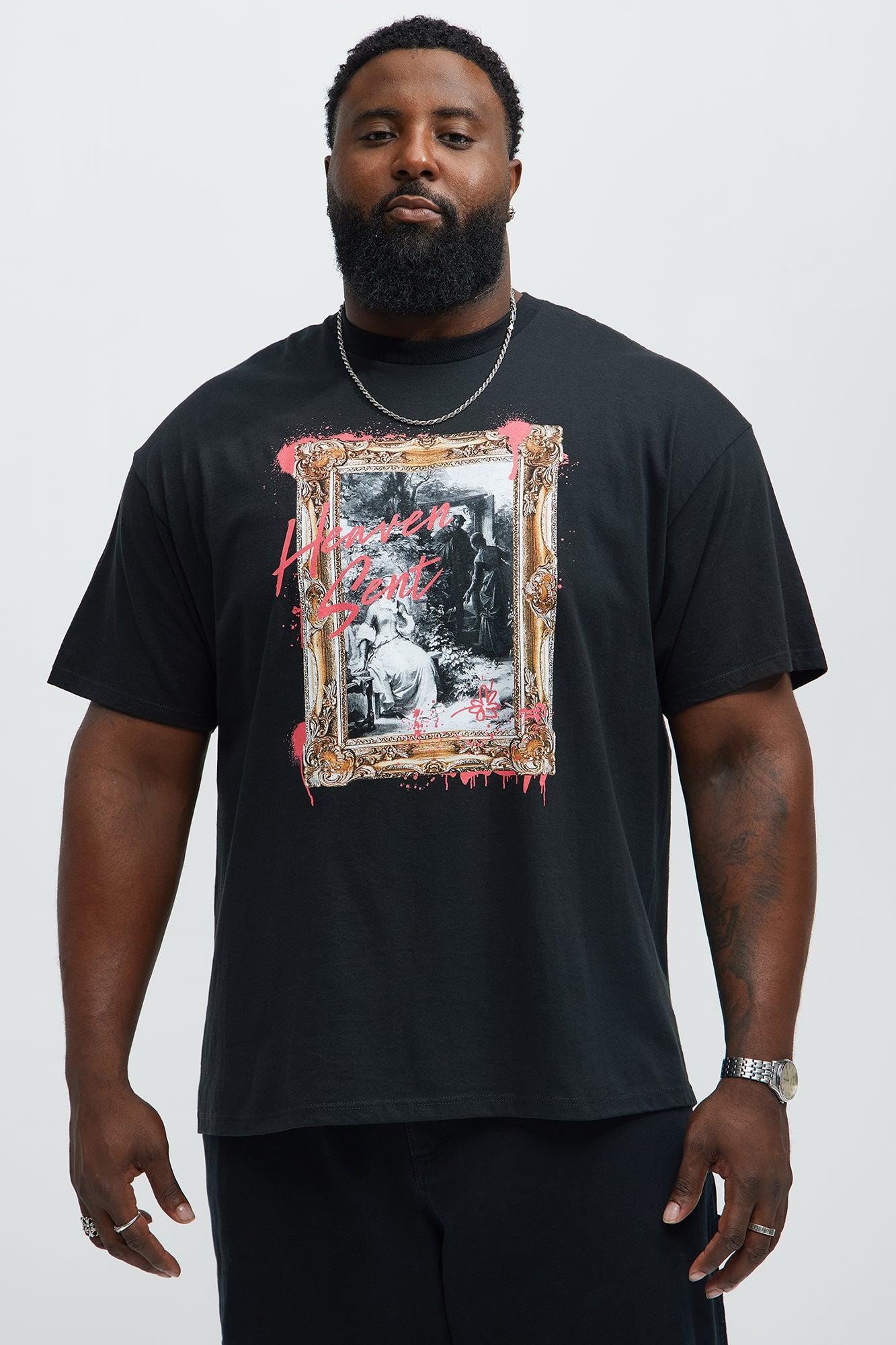 Heaven Sent Art Short Sleeve Tee - Black Product Image