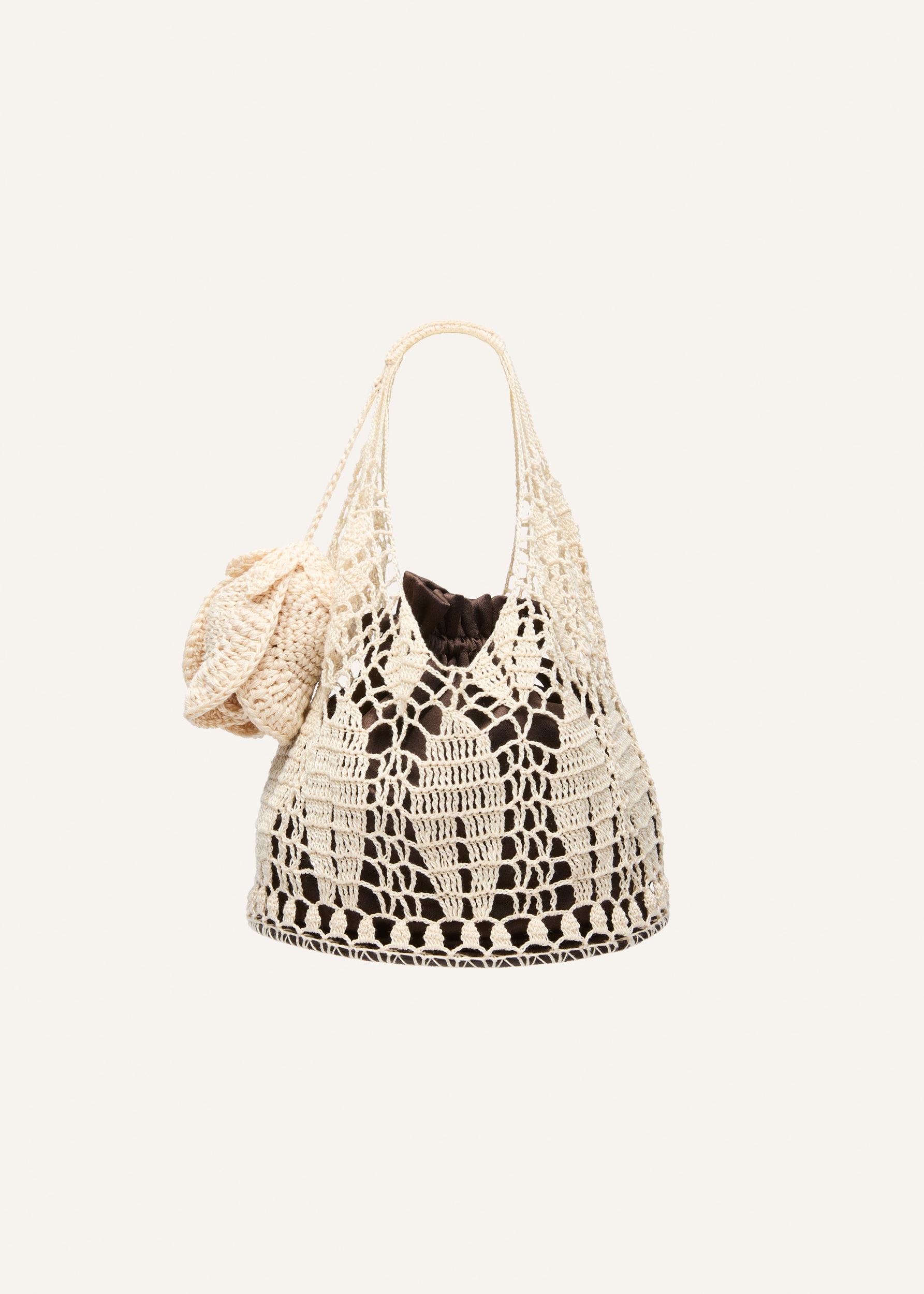 Small Devana in cream crochet Product Image