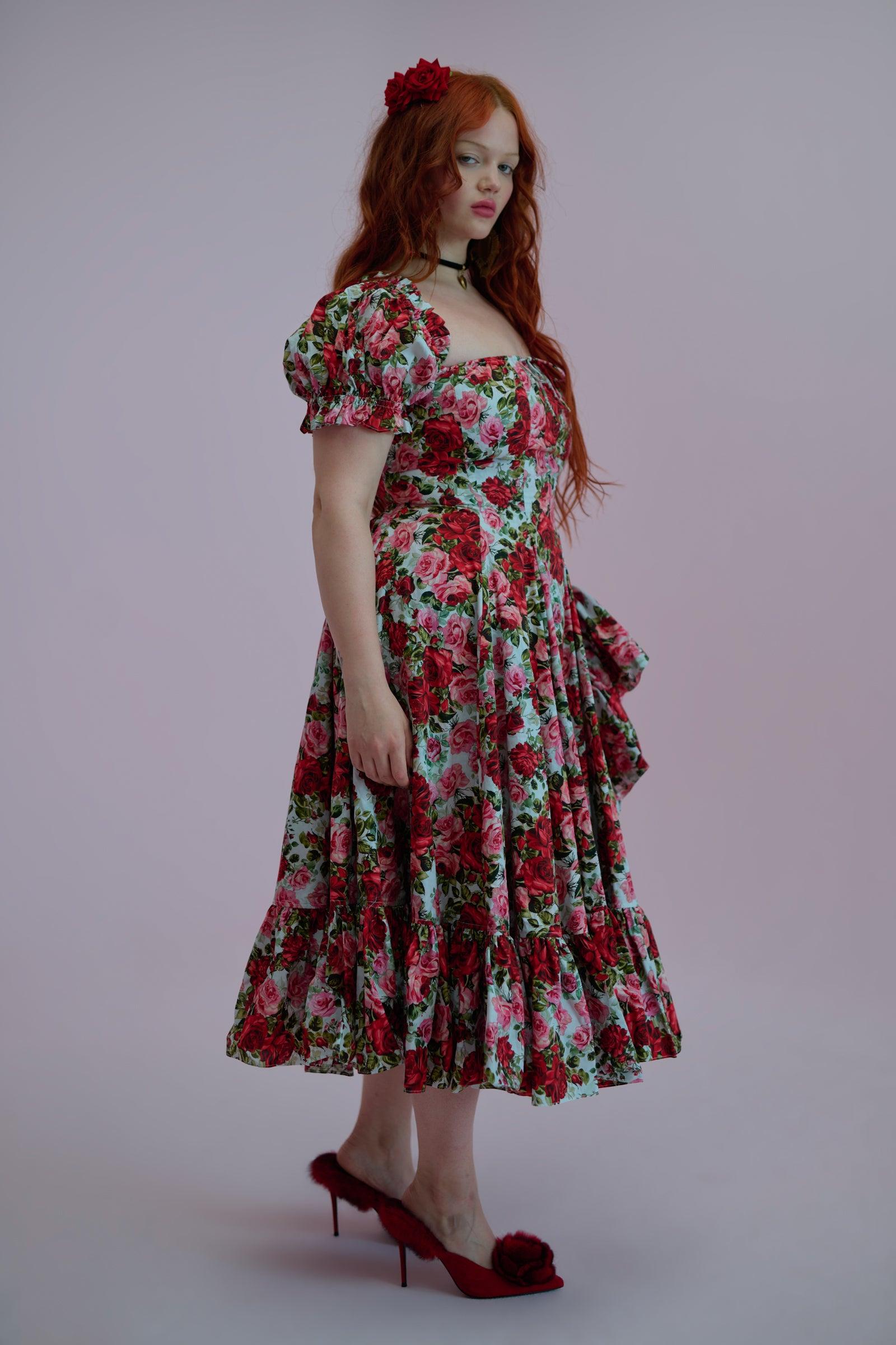 Roses Are Red Foxglove Dress Product Image