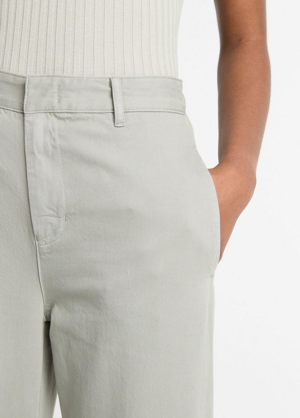 Cotton Low-Rise Wide-Leg Pant Product Image
