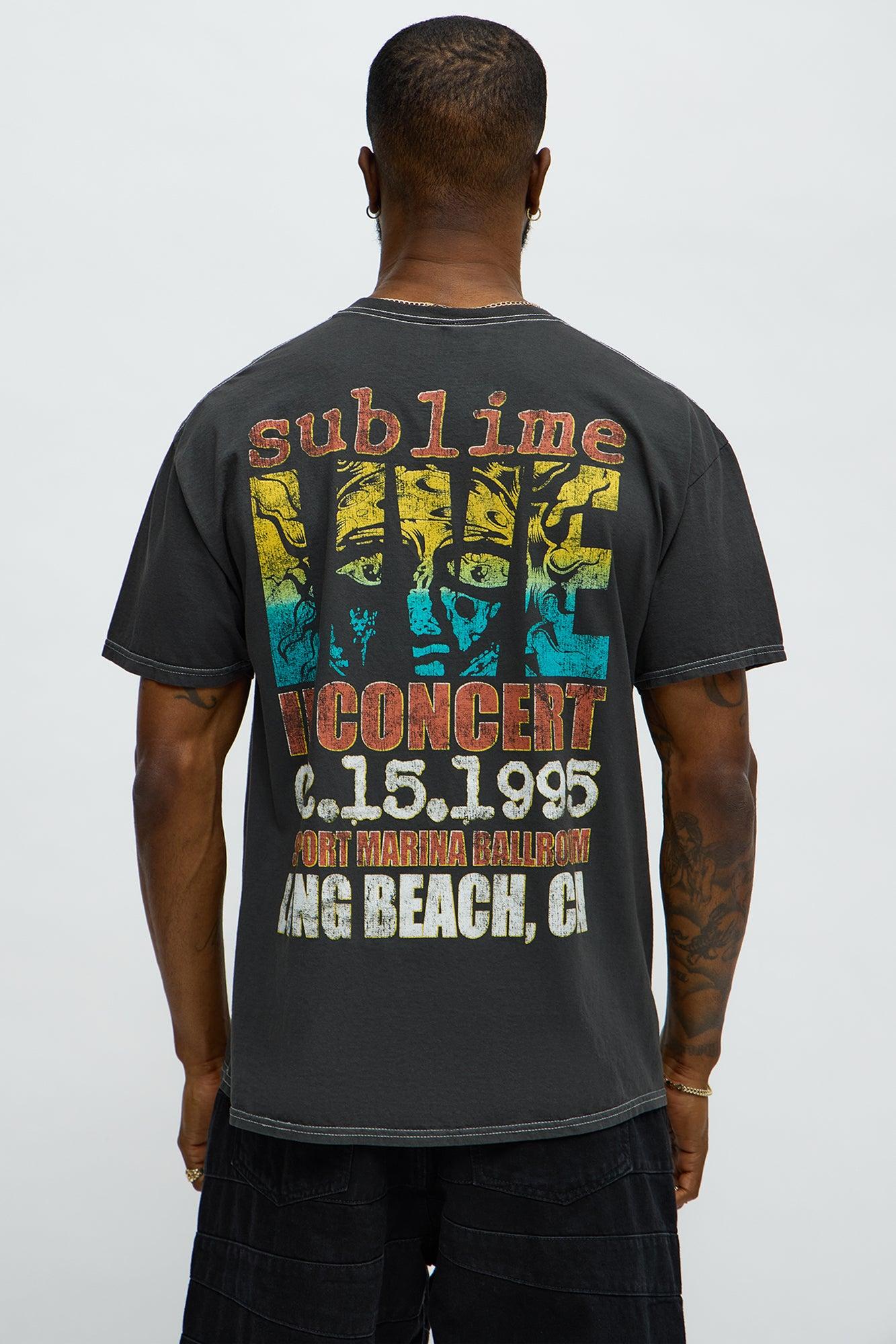 Sublime 1995 Tour Short Sleeve Tee - Black Male Product Image