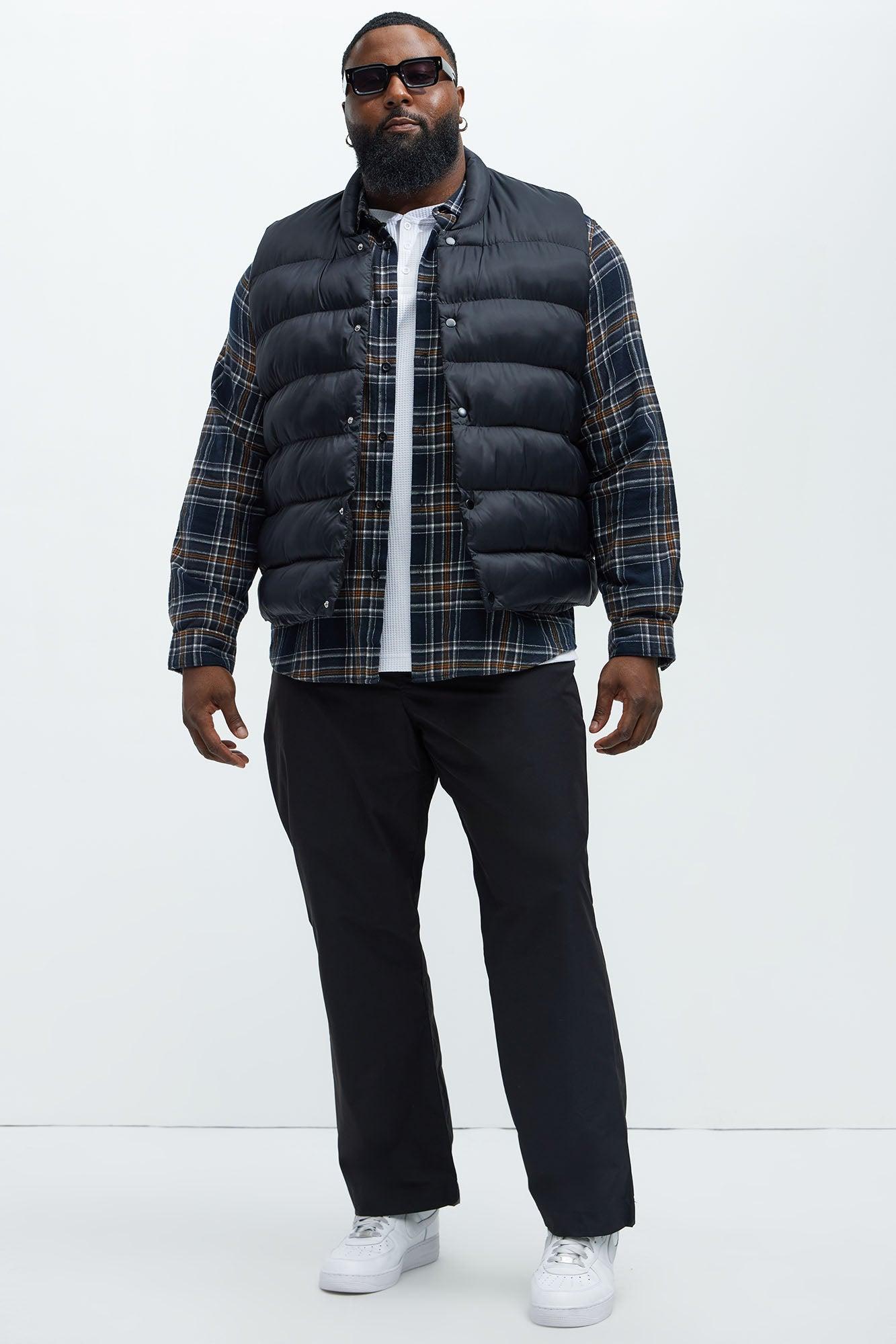 Shine Again Puffer Vest - Black Product Image