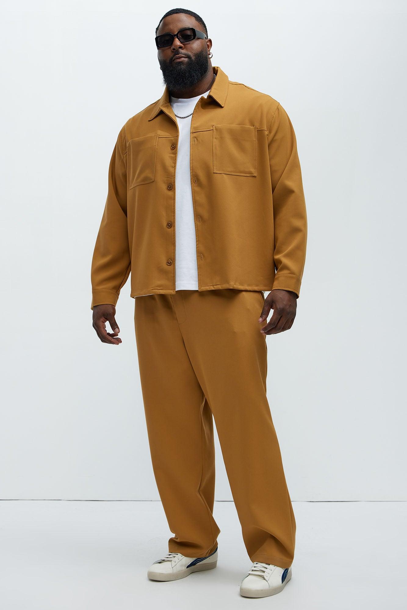 Ronan Straight Trousers - Camel Product Image