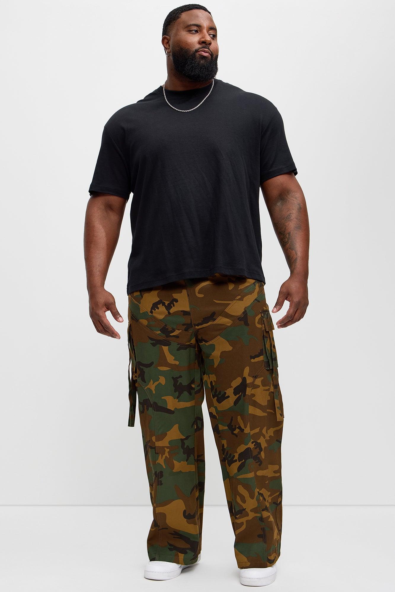 Relaxed Straight No More Waiting Cargo Pants - Camouflage Product Image