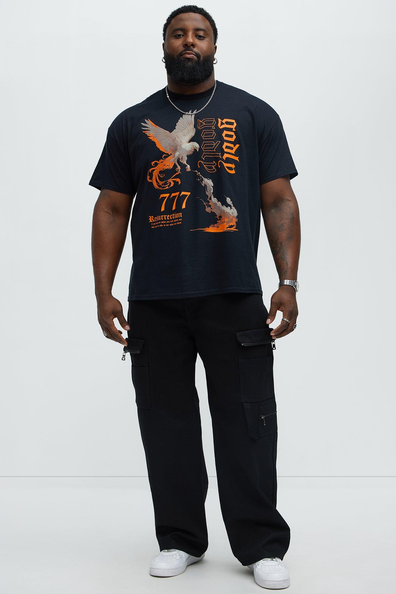 Godly Resurrection Short Sleeve Tee - Black Product Image