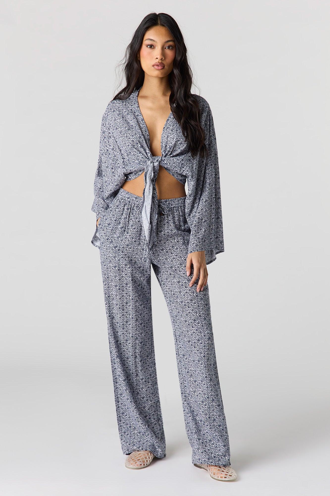Flowy Tie Front Shrug Female Product Image
