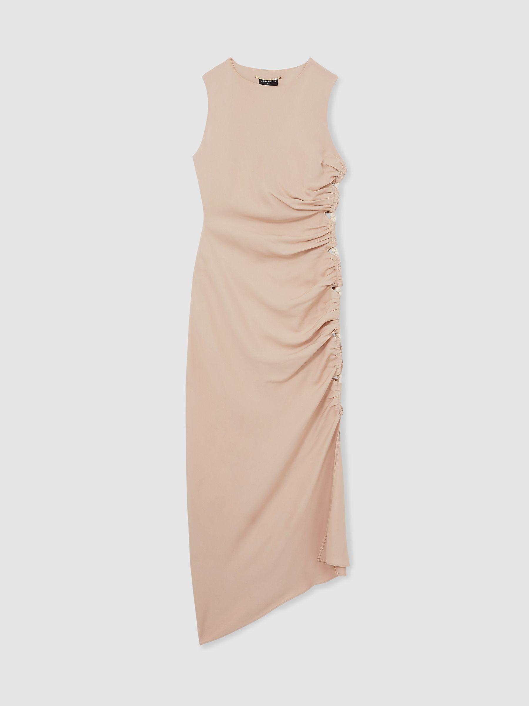Atelier Cut-Out Rope-Cord Maxi Dress in Neutral Product Image