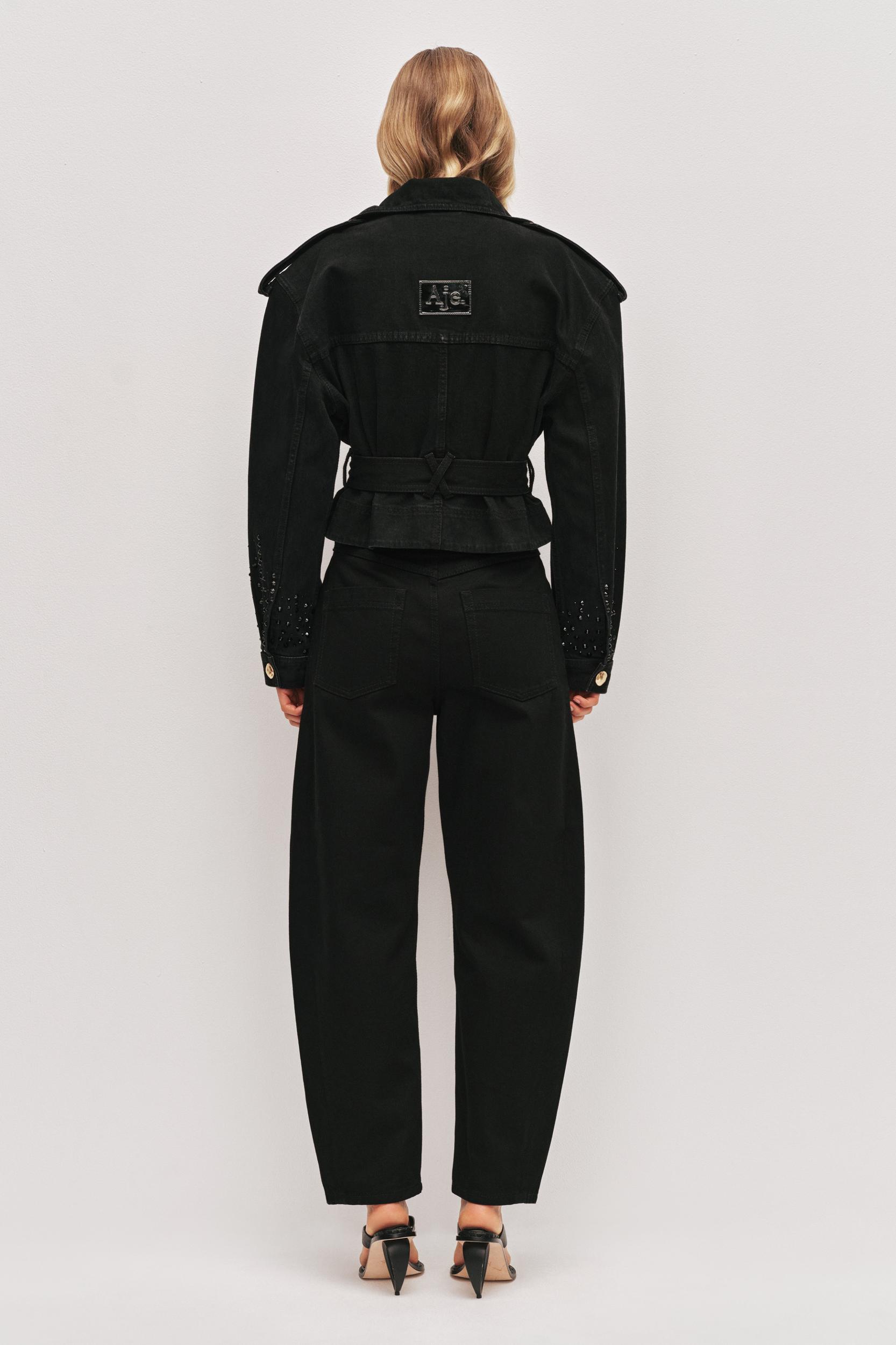 Vanaia Denim Jacket-WASHED BLACK / 6 Product Image