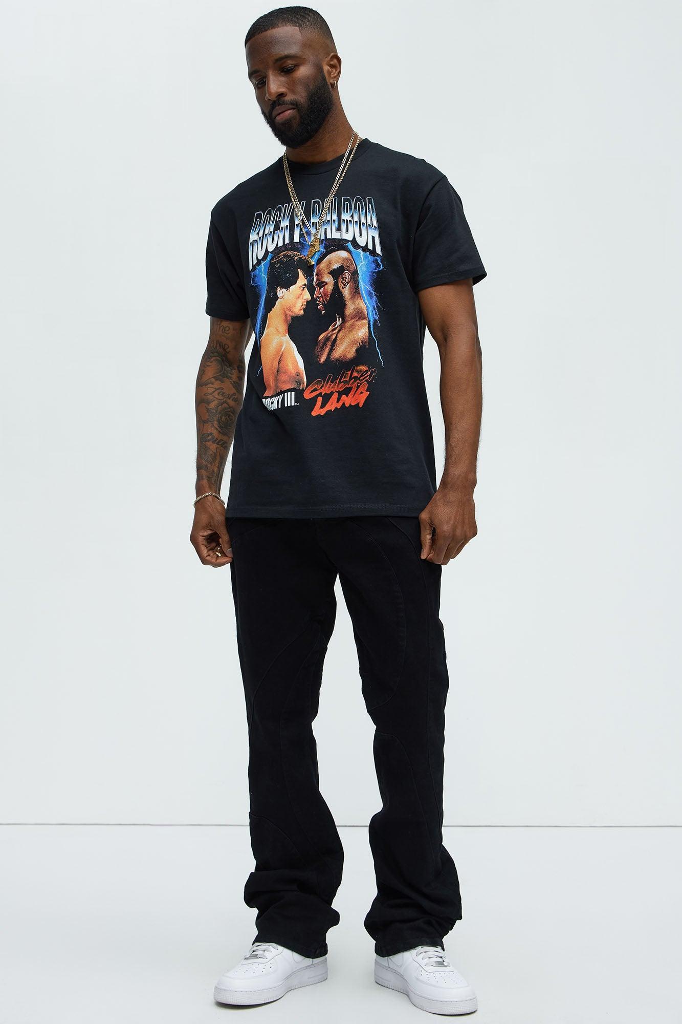 Rocky Vs Balboa Short Sleeve Tee - Black Product Image