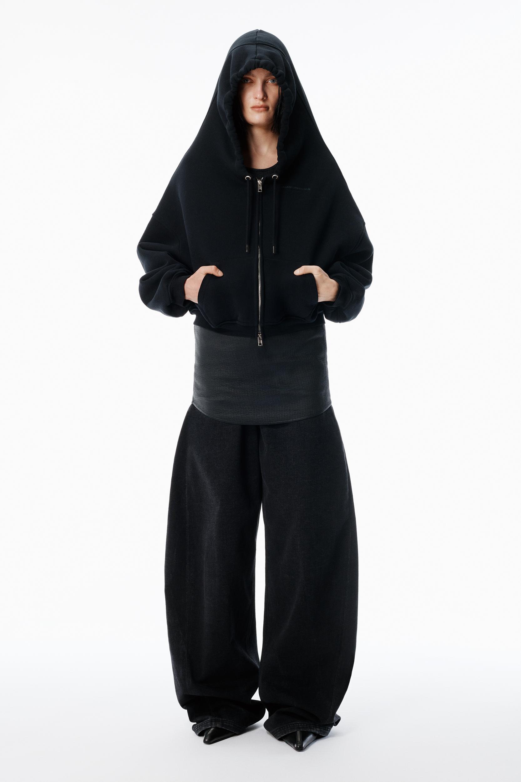 Black Veil Zip-up Hoodie Product Image