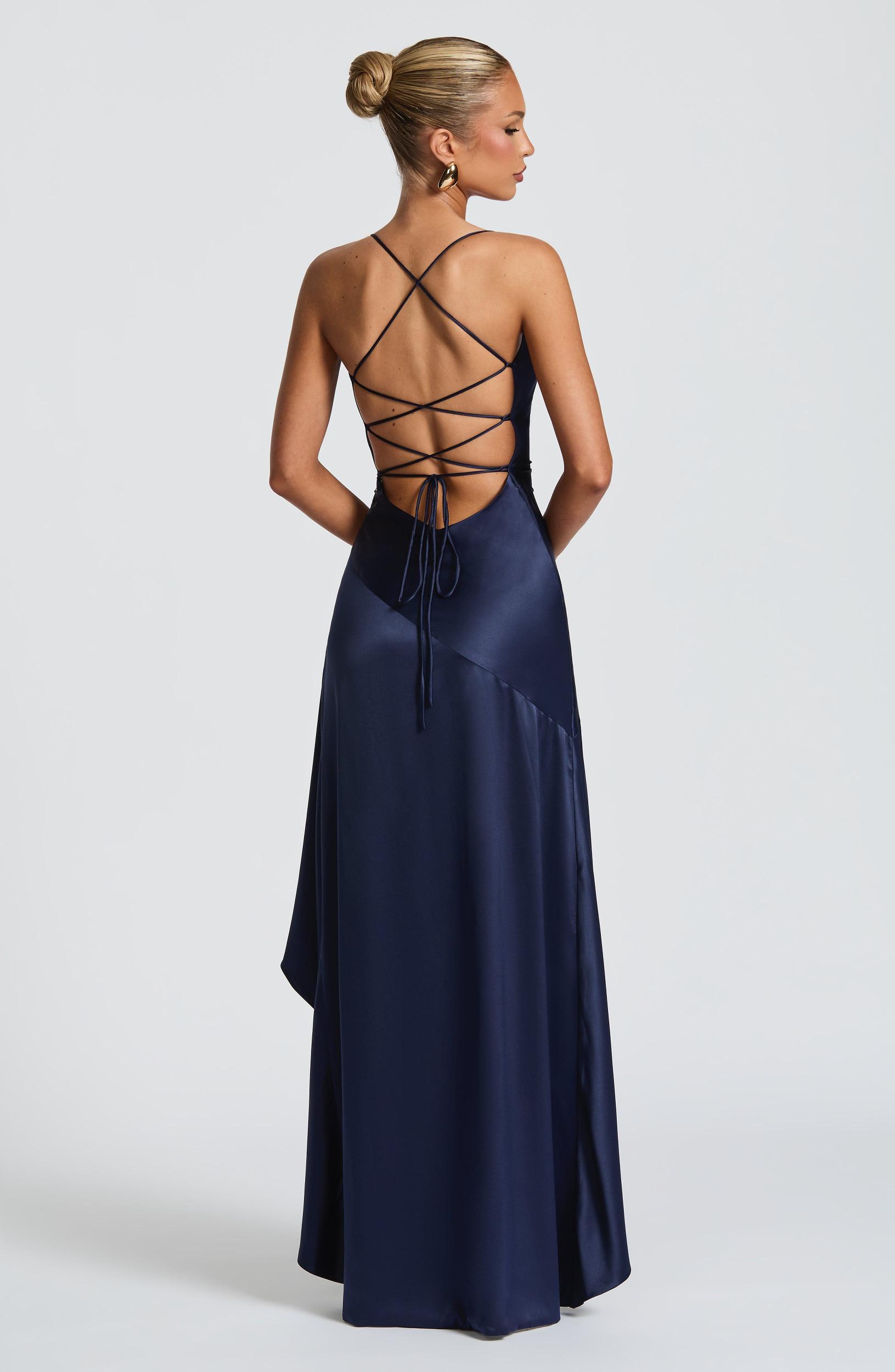 Samira Maxi Dress - Navy Product Image