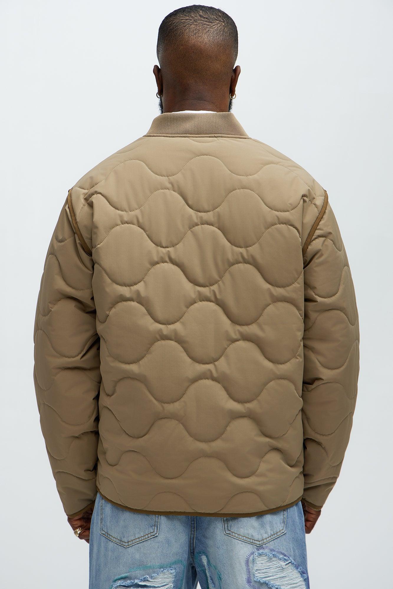 Hartford Ripstop  Quilted Jacket - Tan Product Image