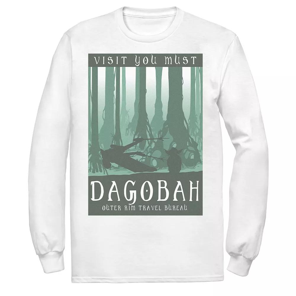 Men's Star Wars Visit You Must Dagobah Silhouette Poster Tee,  Product Image