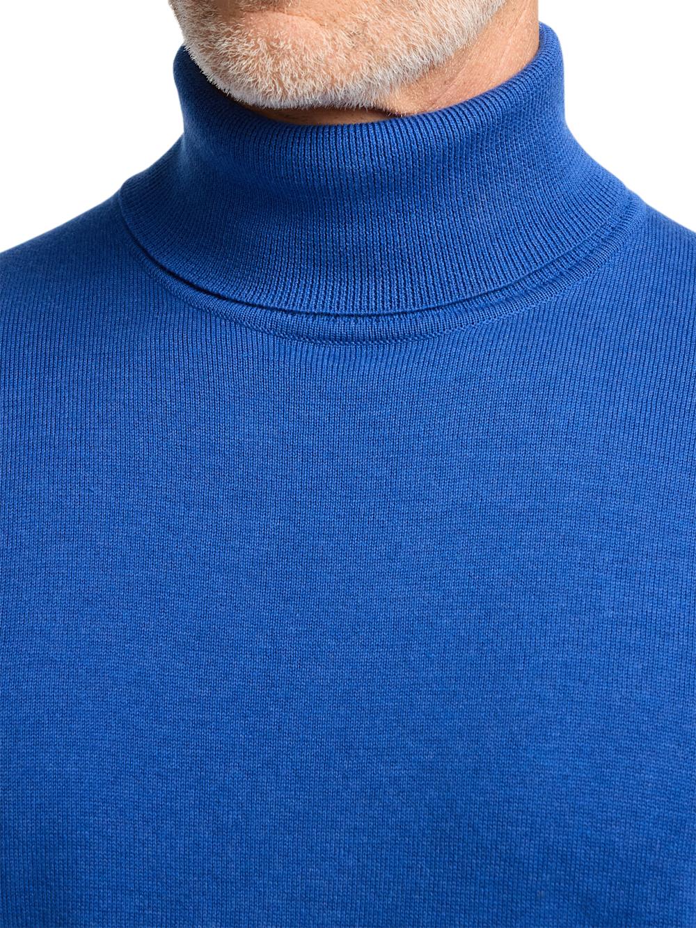 Supima Cotton Turtleneck - Green Product Image