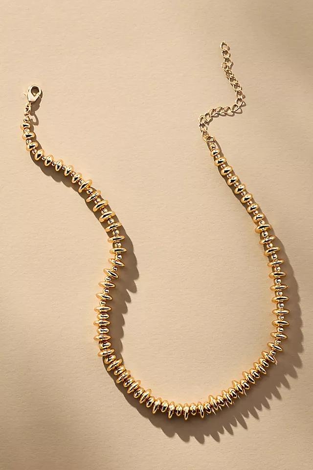 Gold Beaded Necklace Product Image