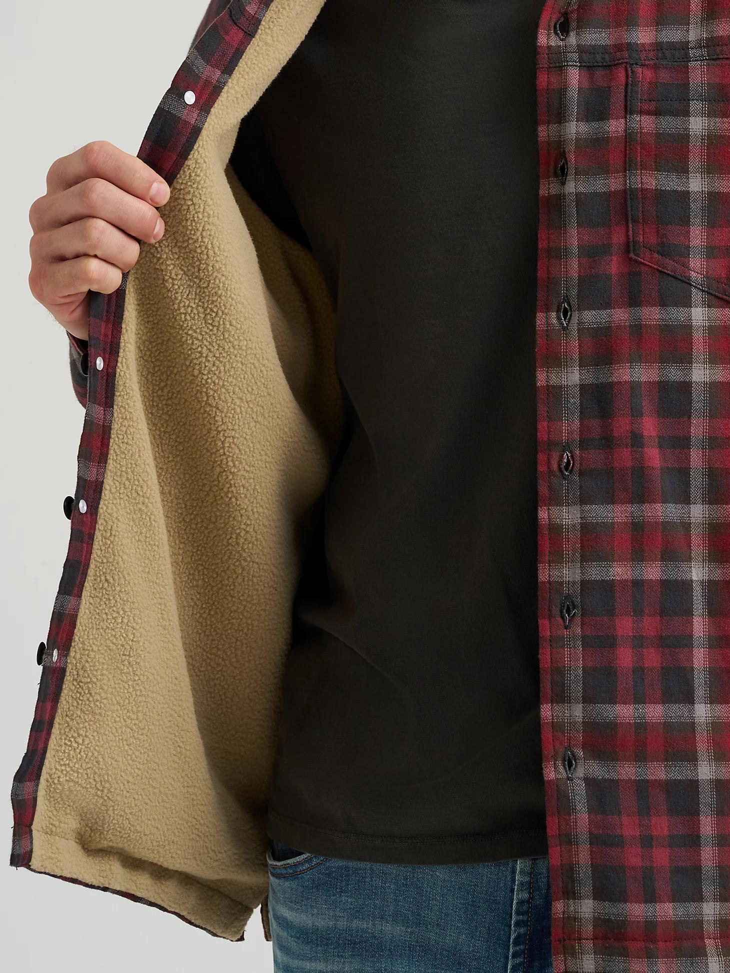 Men's Five Star Premium Plaid Sherpa Lined Shirt Jacket | Men's SHIRTS | Wrangler® Product Image