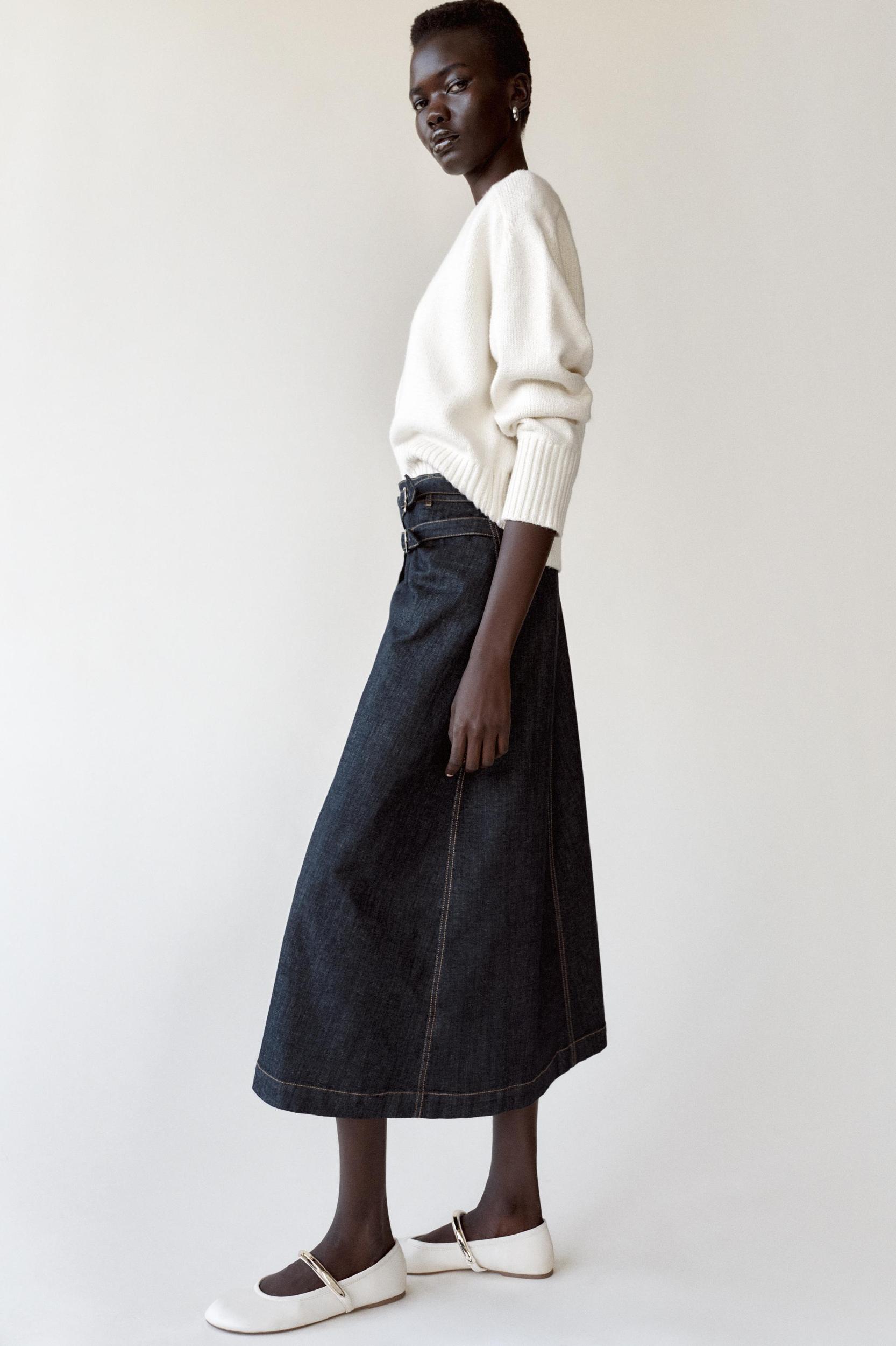 Z1975 CROSSOVER DENIM SKIRT Product Image