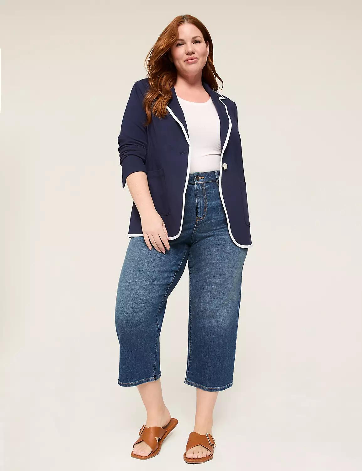 Signature Fit Straight Leg Crop Jean Product Image