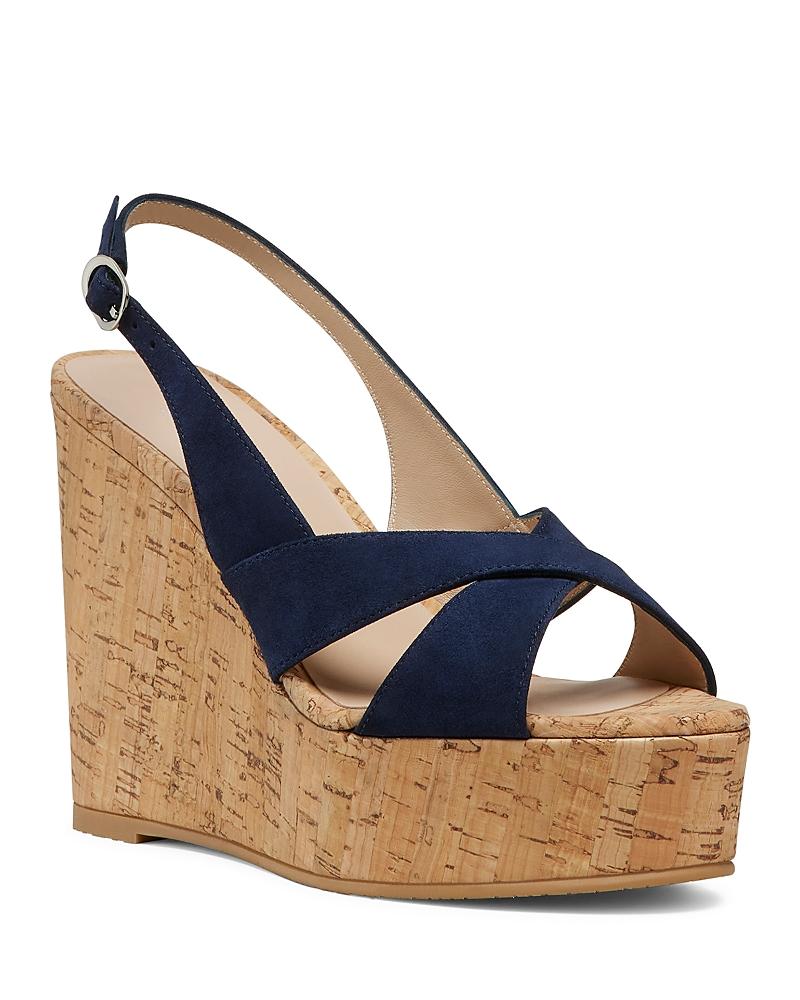 Stuart Weitzman Womens Dayna Slingback Wedge Sandals Product Image