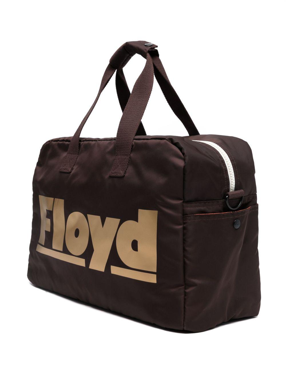 logo-print zip-fastening holdall Product Image