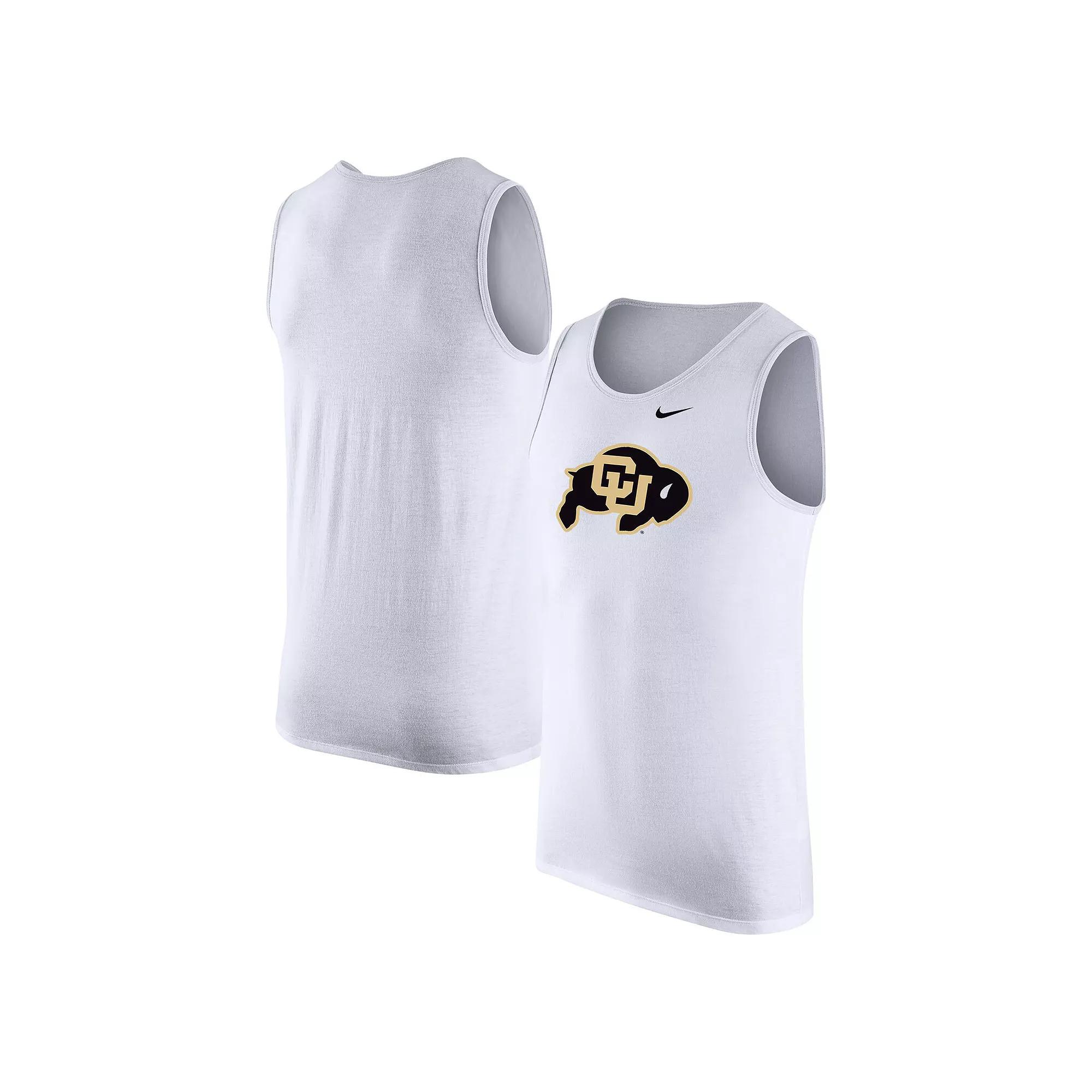 Men's Nike White Syracuse Orange Tank Top, Size: Medium Product Image
