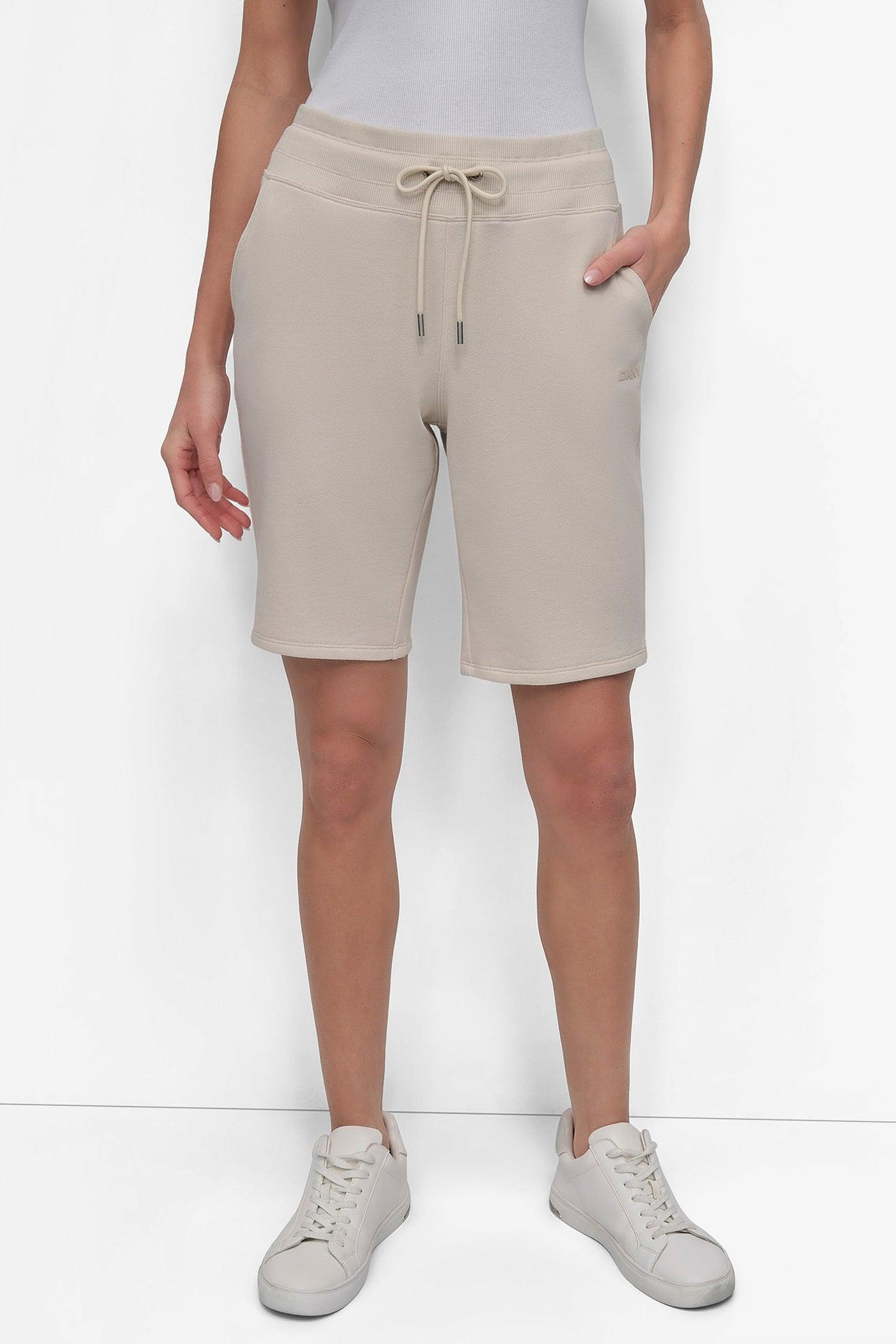 HIGH-RISE BERMUDA SWEAT SHORTS Product Image