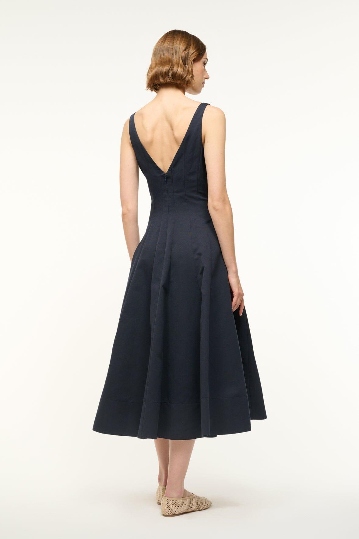 MARIETA DRESS | NAVY Product Image