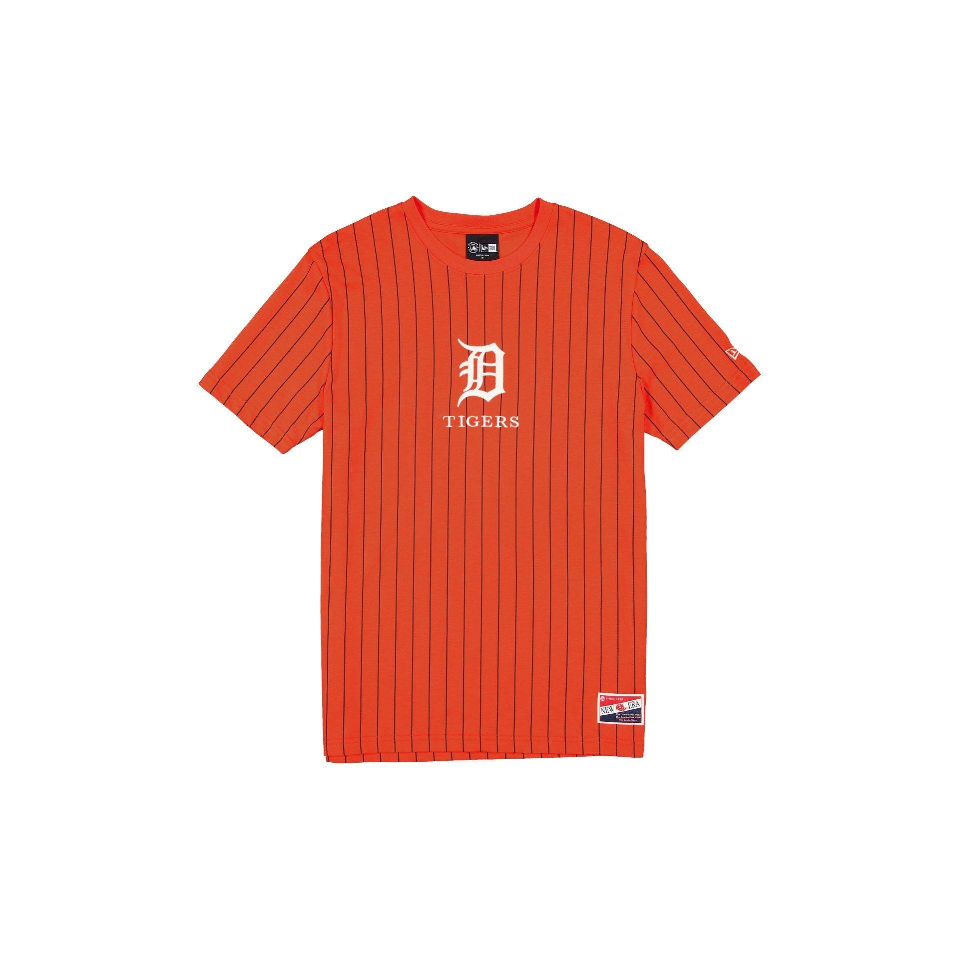 Detroit Tigers Throwback Pinstripe T-Shirt Male Product Image