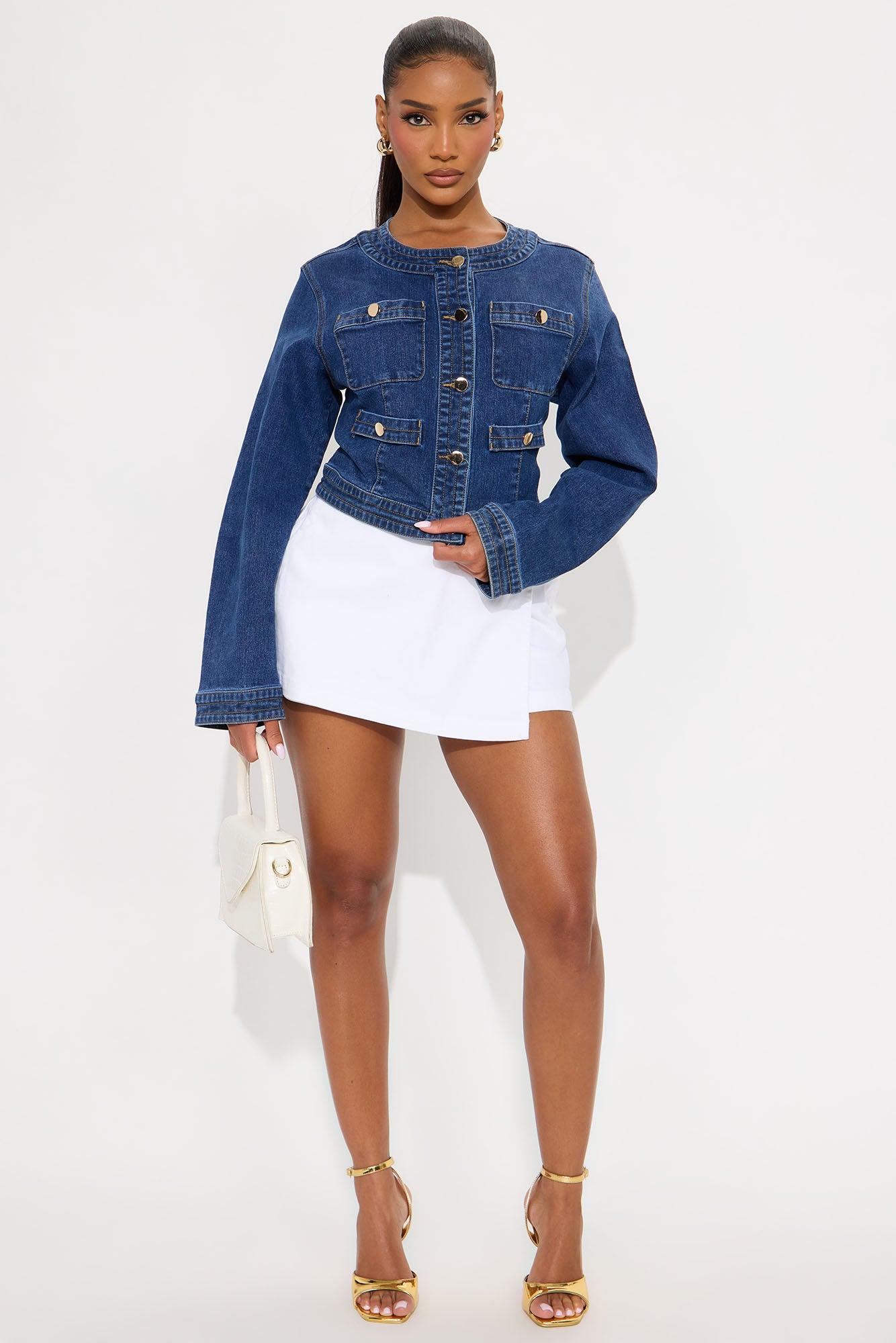 Nolita Denim Jacket - Medium Wash Female Product Image