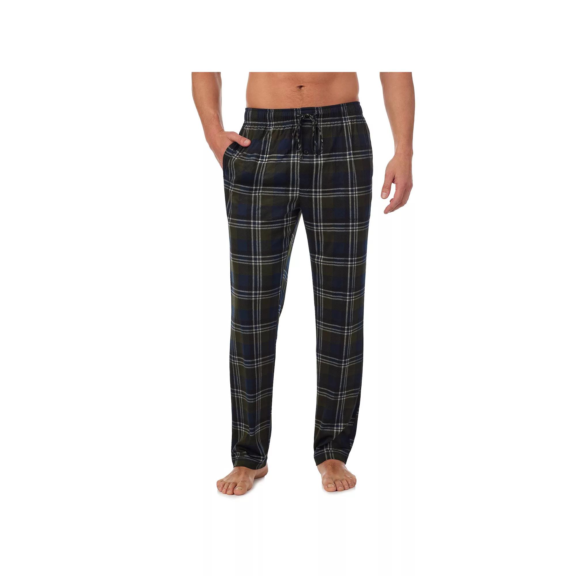 Men's Cuddl Duds® Far-Infrared Enhance Pajama Pants, Size: Large, Green Product Image