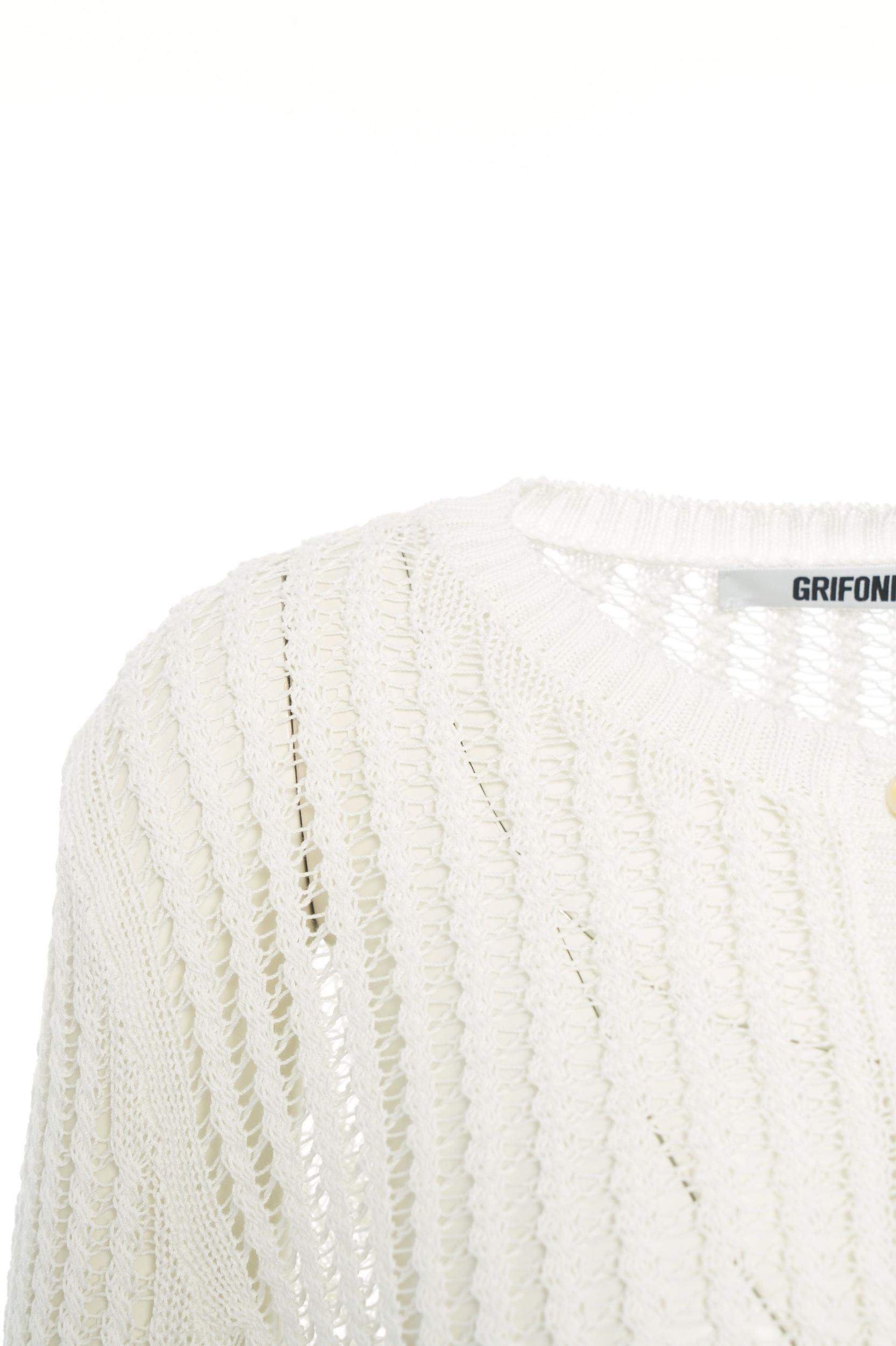 Open knit cardigan Product Image