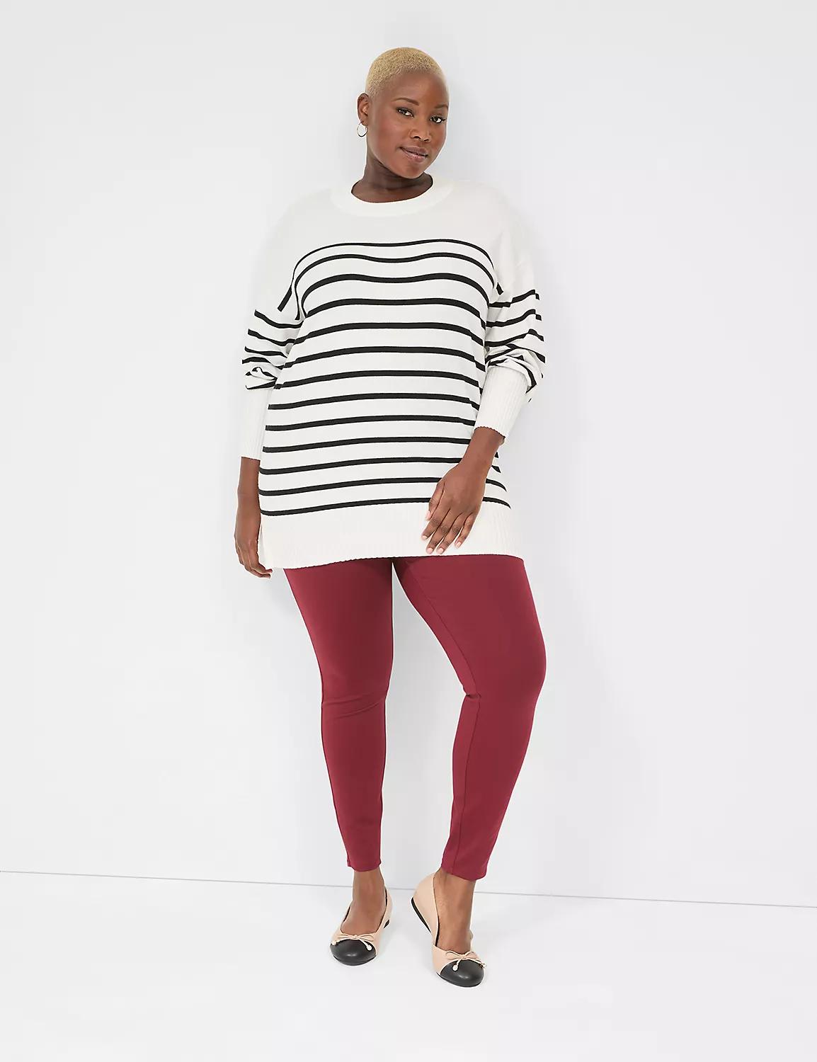 Striped Crew-Neck Sweater Product Image