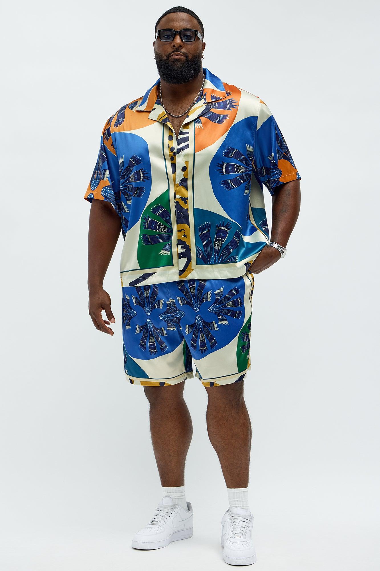 Relaxed Sea Vibe Shorts - Multi Color Male Product Image